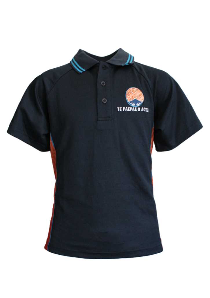 Te Paepae O Aotea Polo Navy/Rust