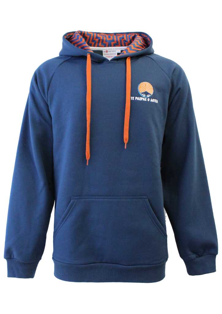 Te Paepae O Aotea Hoodie Navy/Rust